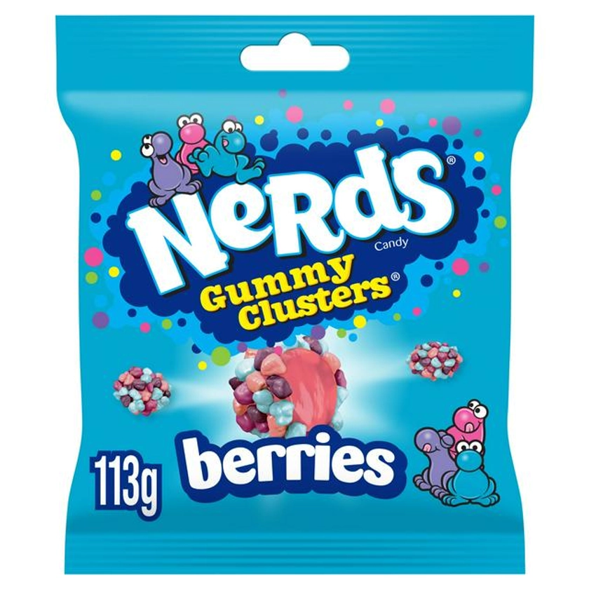 Nerds Candy Sweets Gummy Clusters Sharing Bag Berries 113g | Sainsbury's