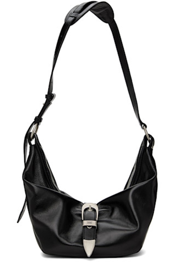Black Belted Medium Bag