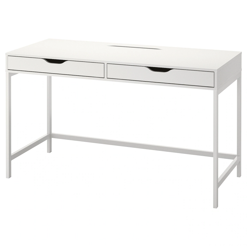 ALEX desk, white, 132x58 cm - IKEA