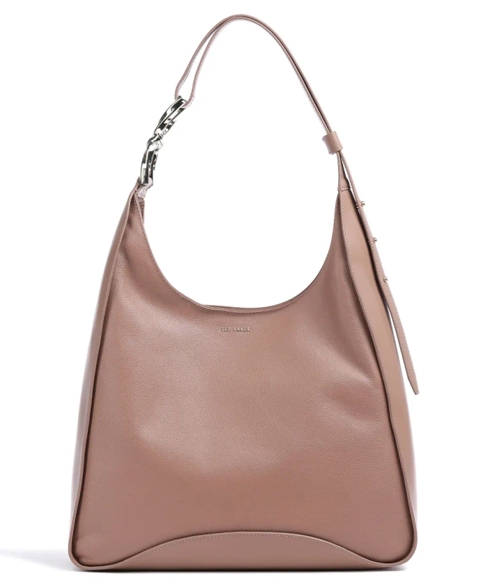 Chelsia Hobo bag grained cow leather brown