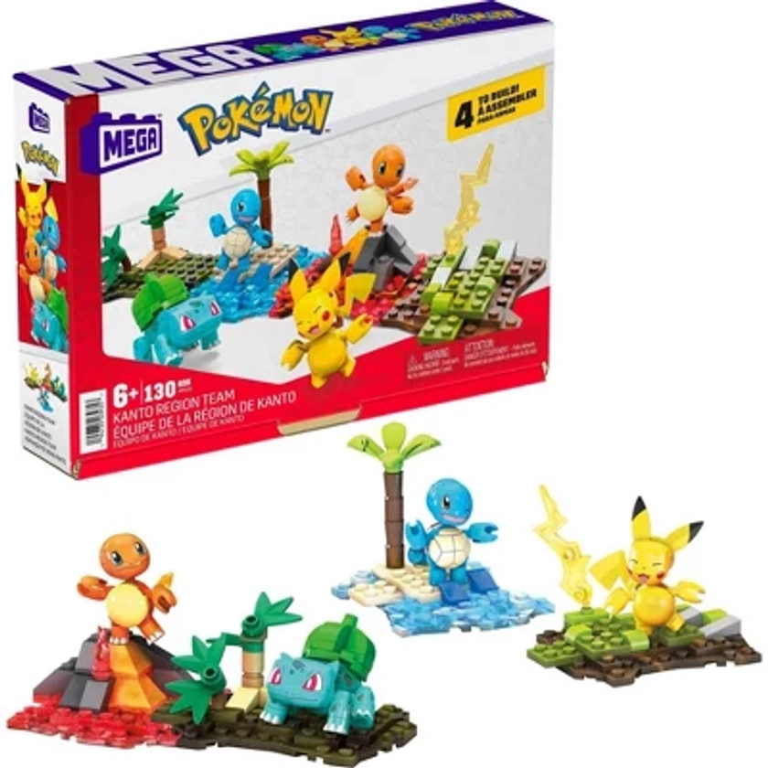 Mega Pokémon Kanto Region Team Construction Set