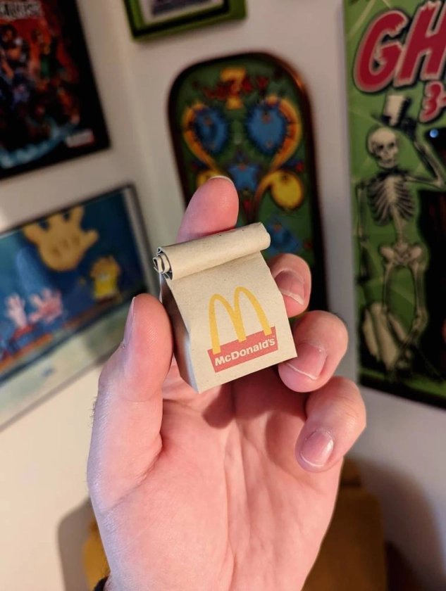 MCDONALD'S Miniature Bag keychain/magnet/ornament Options - Etsy