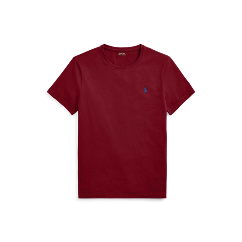 T-shirt ajusté à col rond en jersey pour Men | Ralph Lauren® FR