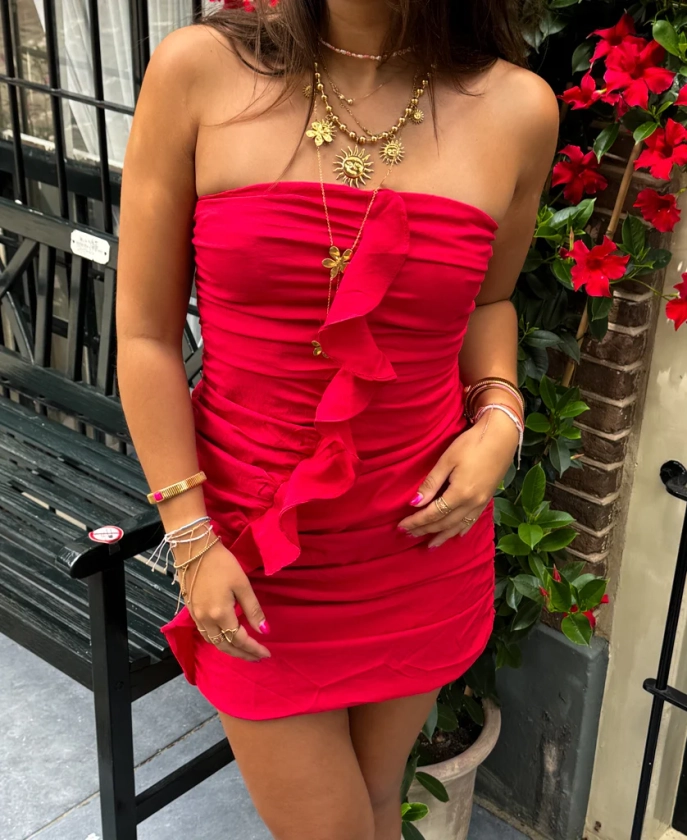 Miami Dress Red