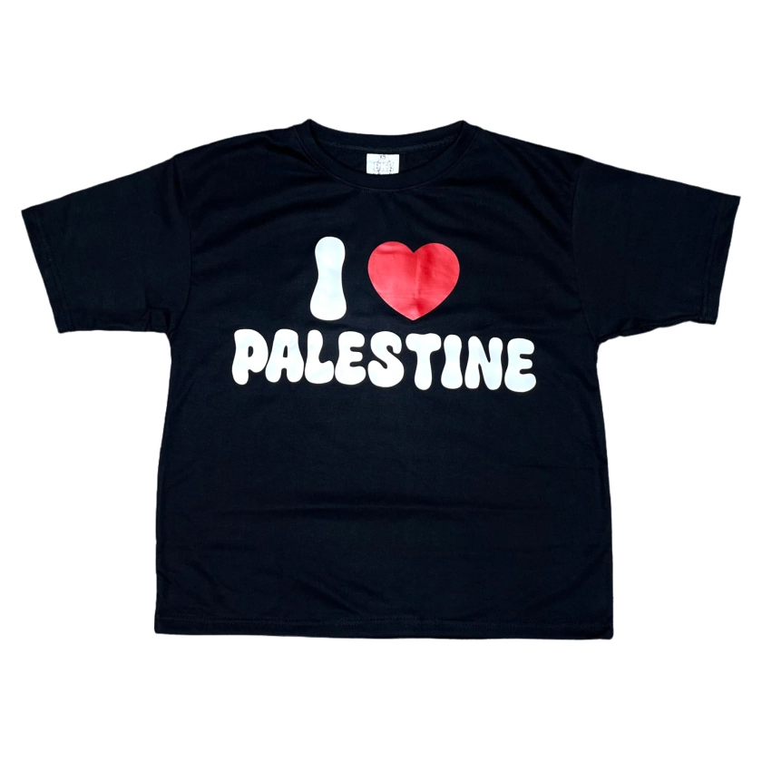 9. Black Palestine Tee
