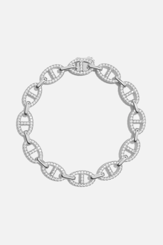 Bracelet Chaîne Maille Marine