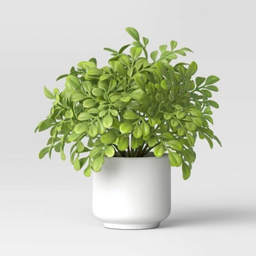 Artificial Boxwood Plant Light Green - Threshold™