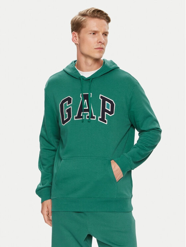 Gap Sweatshirt 868460-00 Vert Regular Fit | Modivo.fr