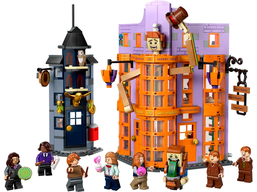 Le Chemin de Traverse : Weasley, Farces pour sorciers facétieux 76422 | Harry Potter™ | Boutique LEGO® officielle FR