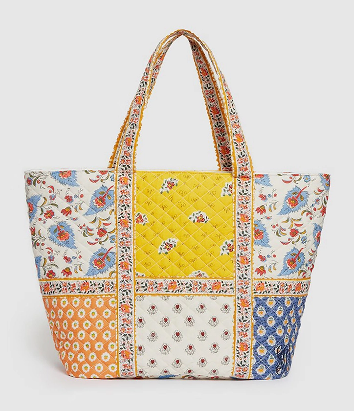 VANESSA BRUNO - Cabas L en Coton Multicolore, Capsule Provence