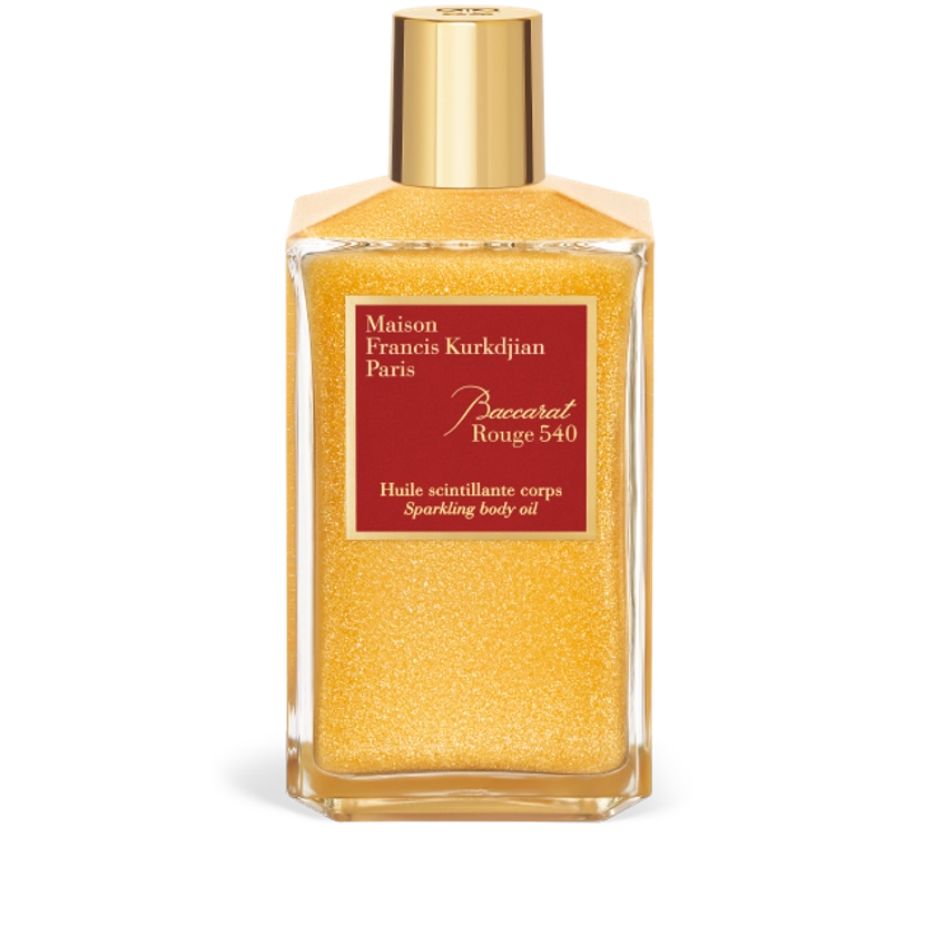 Baccarat Rouge 540 ⋅ Huile scintillante parfumée pour le corps - Édition limitée ⋅ 200ml ⋅ Maison Francis Kurkdjian