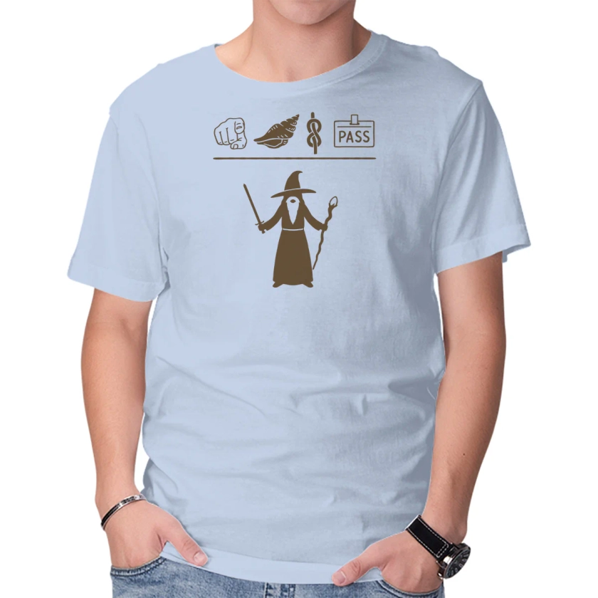 Wizard Hieroglyphs-mens basic tee-Shadyjibes by TeeFury