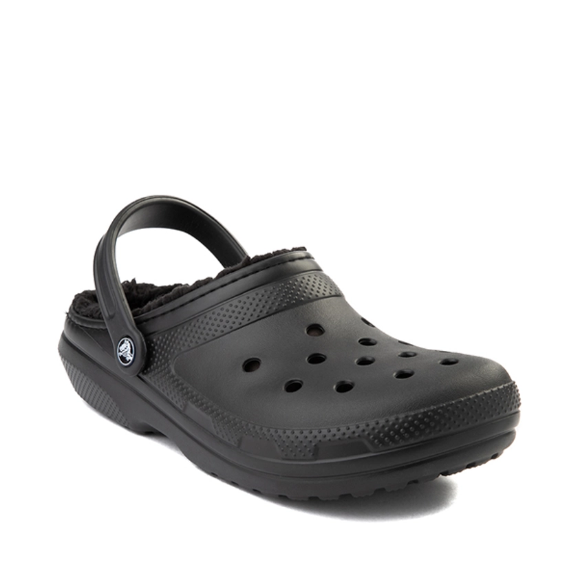 Crocs Classic Fuzz-Lined Clog - Black