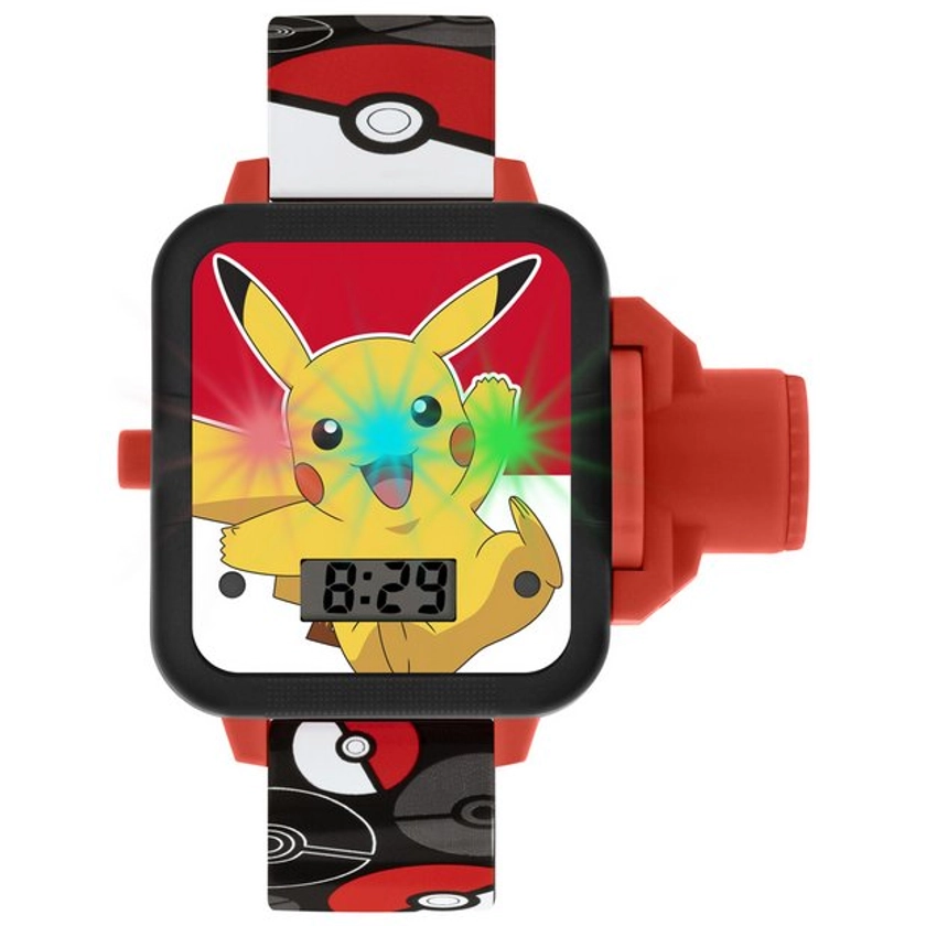 Buy Pokémon Kids Red and Black Projection Watch | Kids watches | Argos