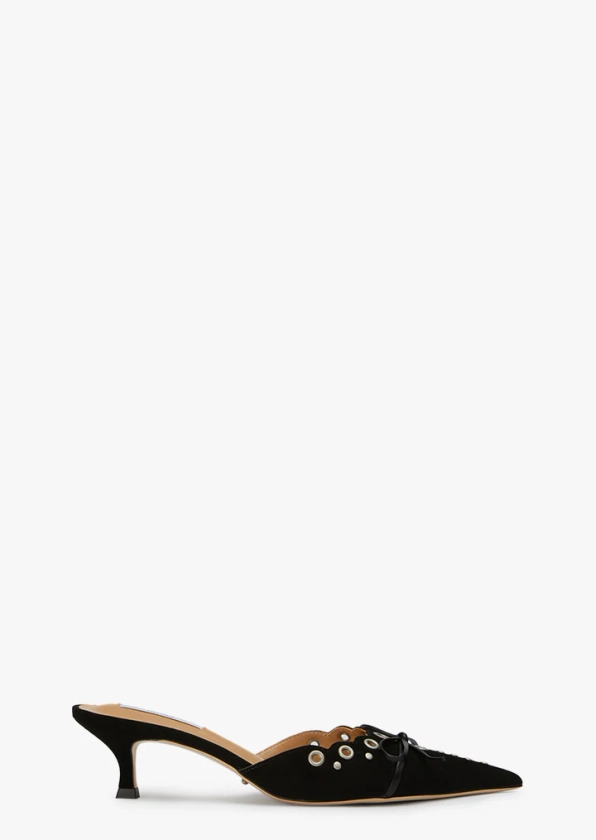 Kae Black Suede Heels | Heels | Tony Bianco USA