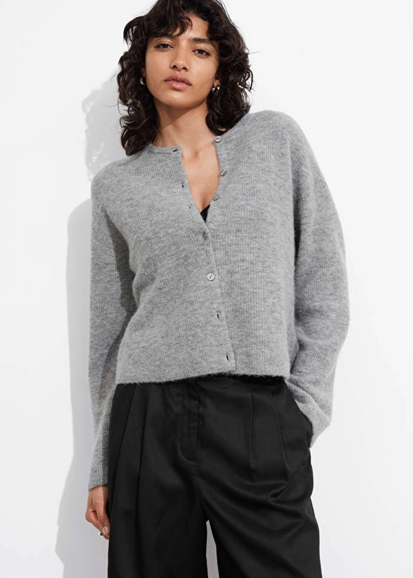 Knitted Cardigan - Grey - & Other Stories GB