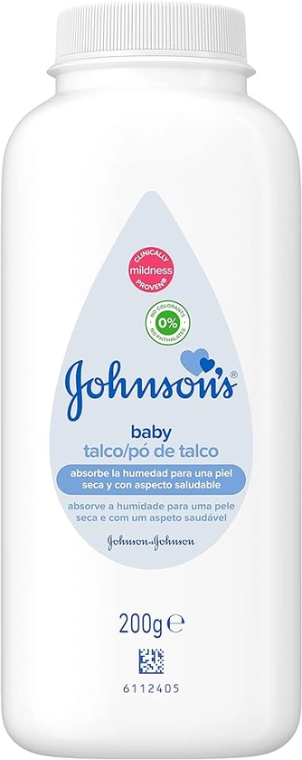 Johnson's Baby 6062139 poudre de talc, bebe 200 g