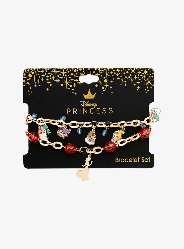 Disney Snow White And The Seven Dwarfs Charm Bracelet Set