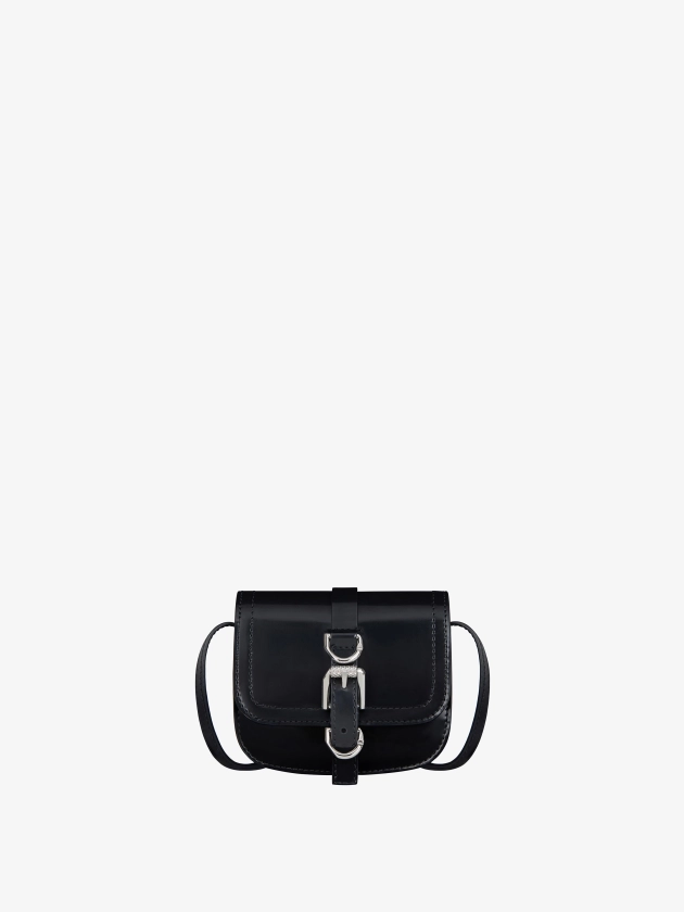 Sac Voyou Neck Crossbody en cuir brillant - noir | GIVENCHY FR