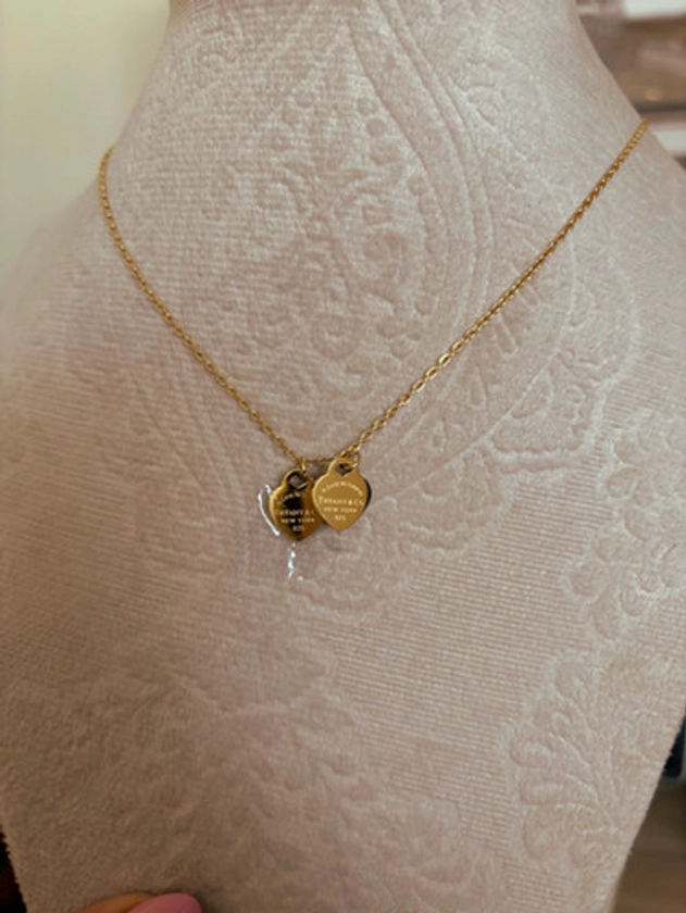 Double Heart Necklace | LUXEBYMYA