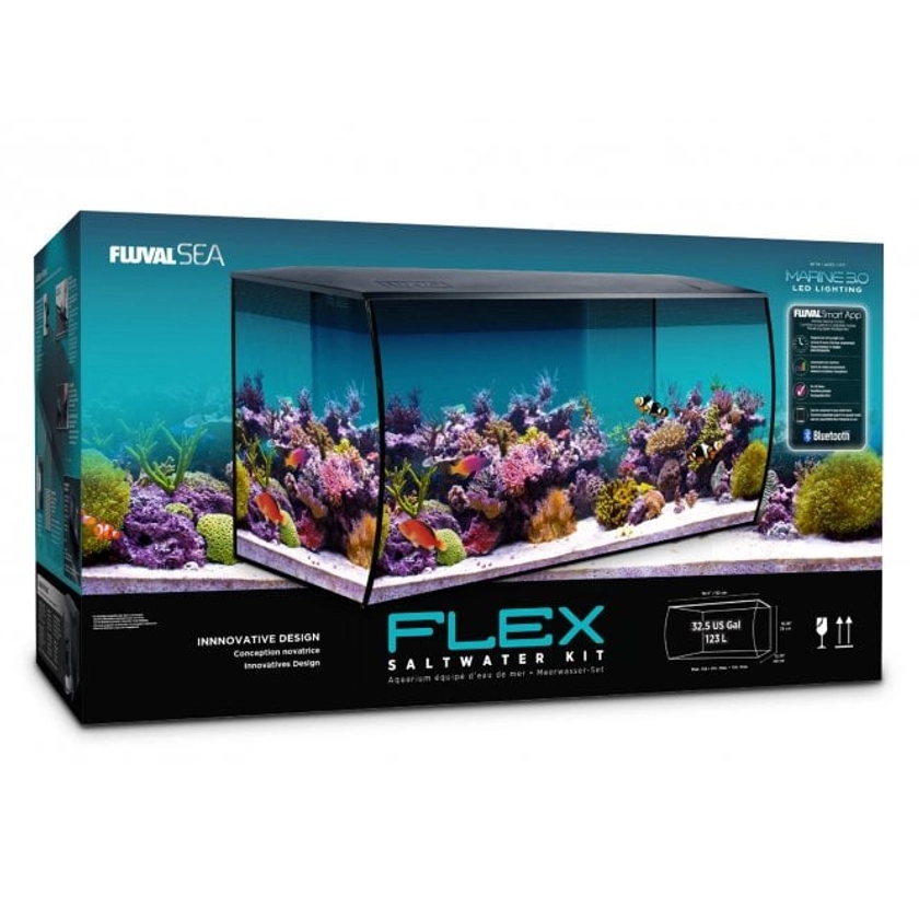 Flex 123 Litre LED Bluetooth Marine Aquarium Only