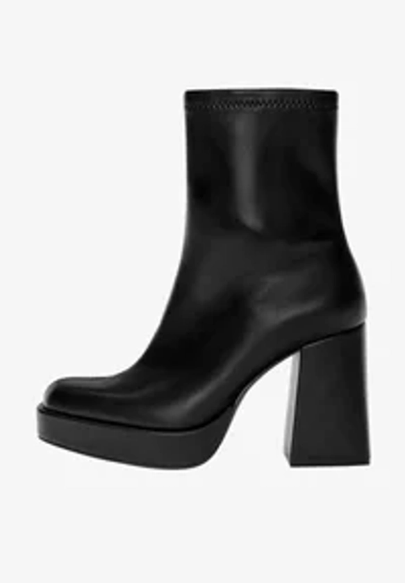 PULL&BEAR Bottines - black/noir - ZALANDO.FR