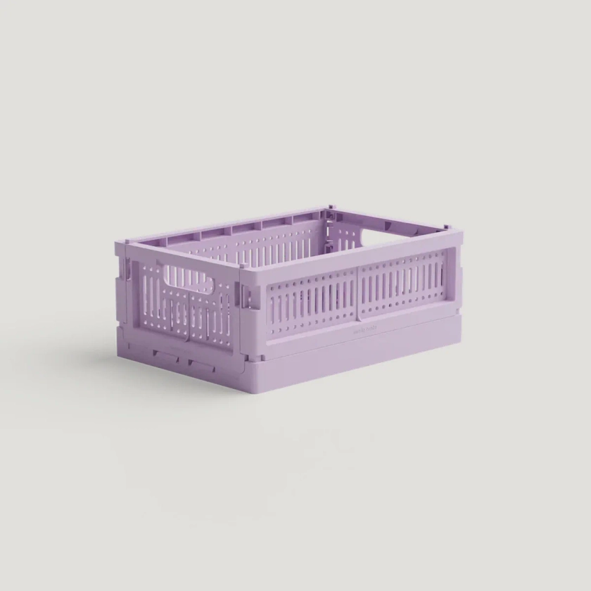 Recycled Made Crate | Foldable Storage Purple Crate