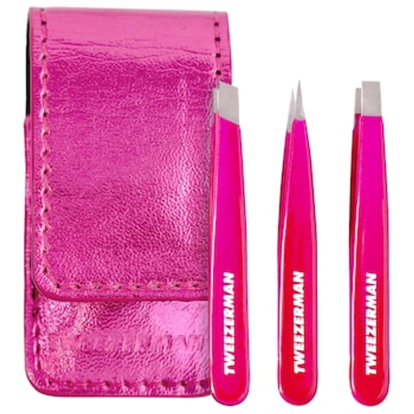 Micro Mini Pink Perfection Tweezer Set - TWEEZERMAN | Sephora