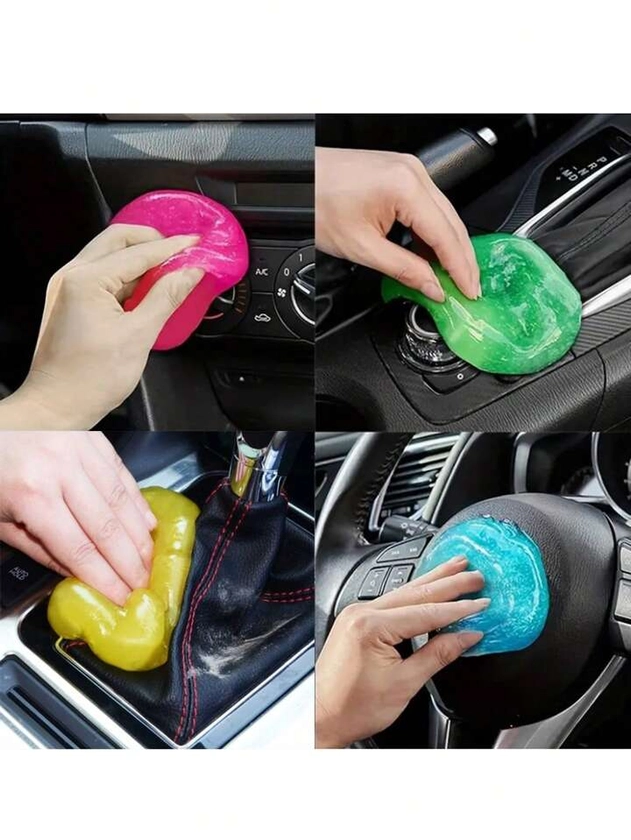 Car Interior Cleaning Gel: Cordless, Suitable For Cars, Keyboards, Cameras, Printers, Computer Dusting