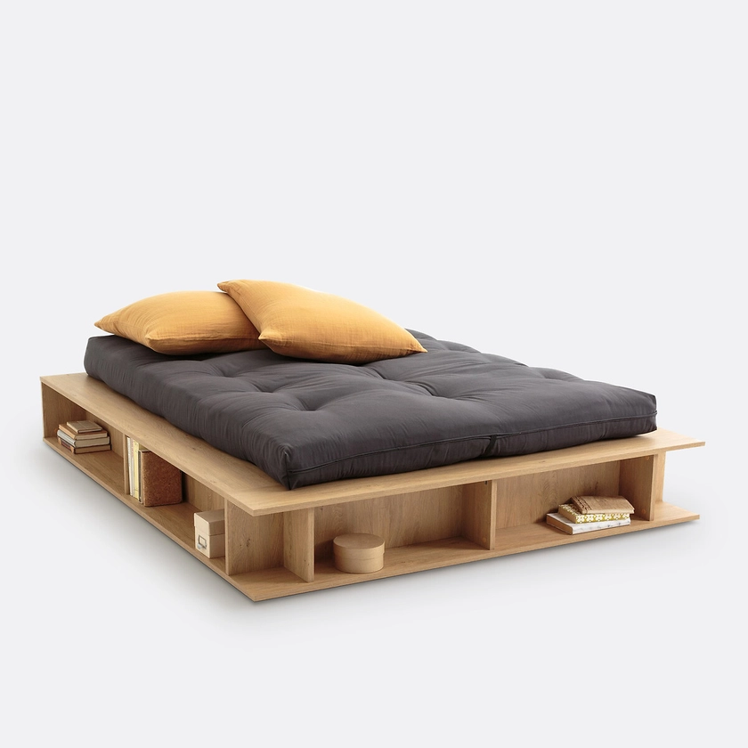 Presto Pine Storage Bed with Hinged Bed Base