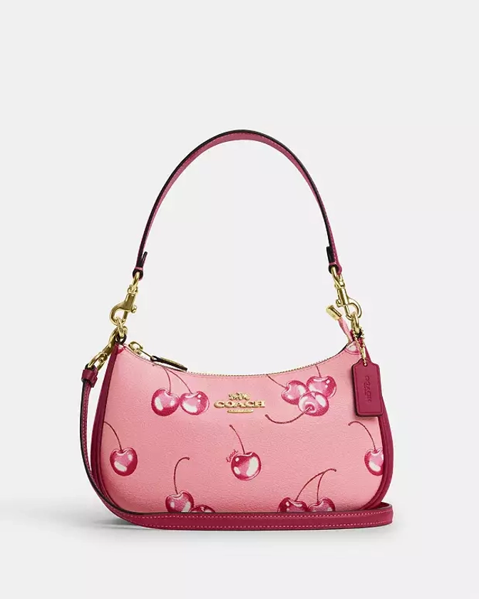 Teri Shoulder Bag With Cherry Print