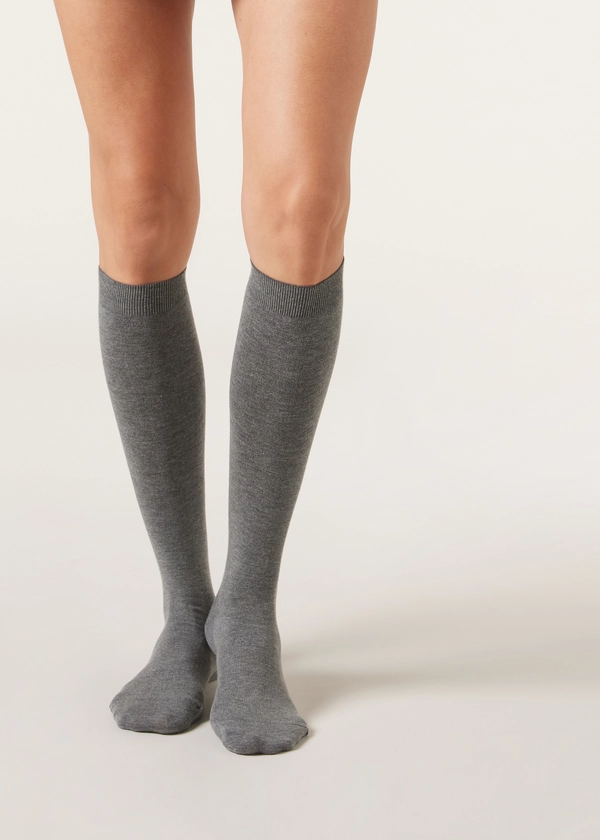 Chaussettes Longues avec Cachemire - Chaussettes hautes - Calzedonia