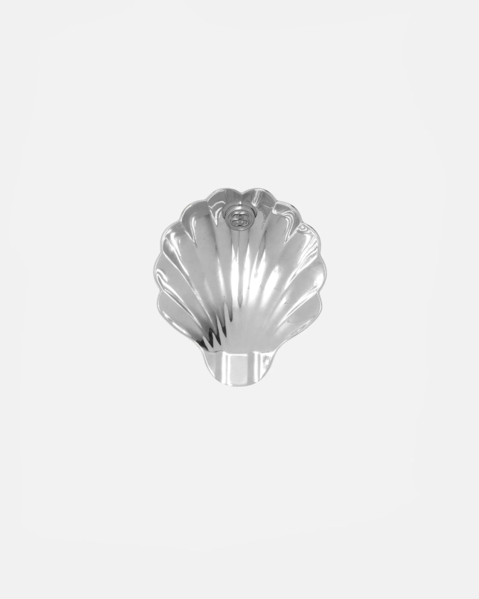 Silver Clam Ashtray in silver – Stüssy Europe