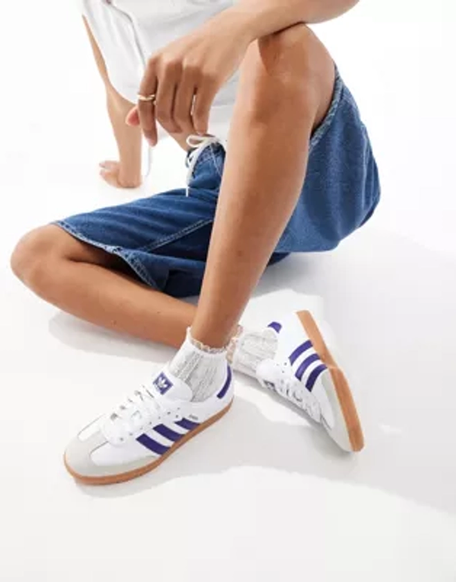 adidas Originals - Sambo OG - Baskets - Blanc/violet