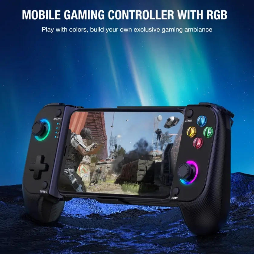 Game Controller Suitable For Switch Mobile Phone Android Ios Gamepad Dual Hall Rocker Six Axis Somatosensory Wireless Controller For Mobile Game Controller Joystick Retractable Gamepad -   - Temu