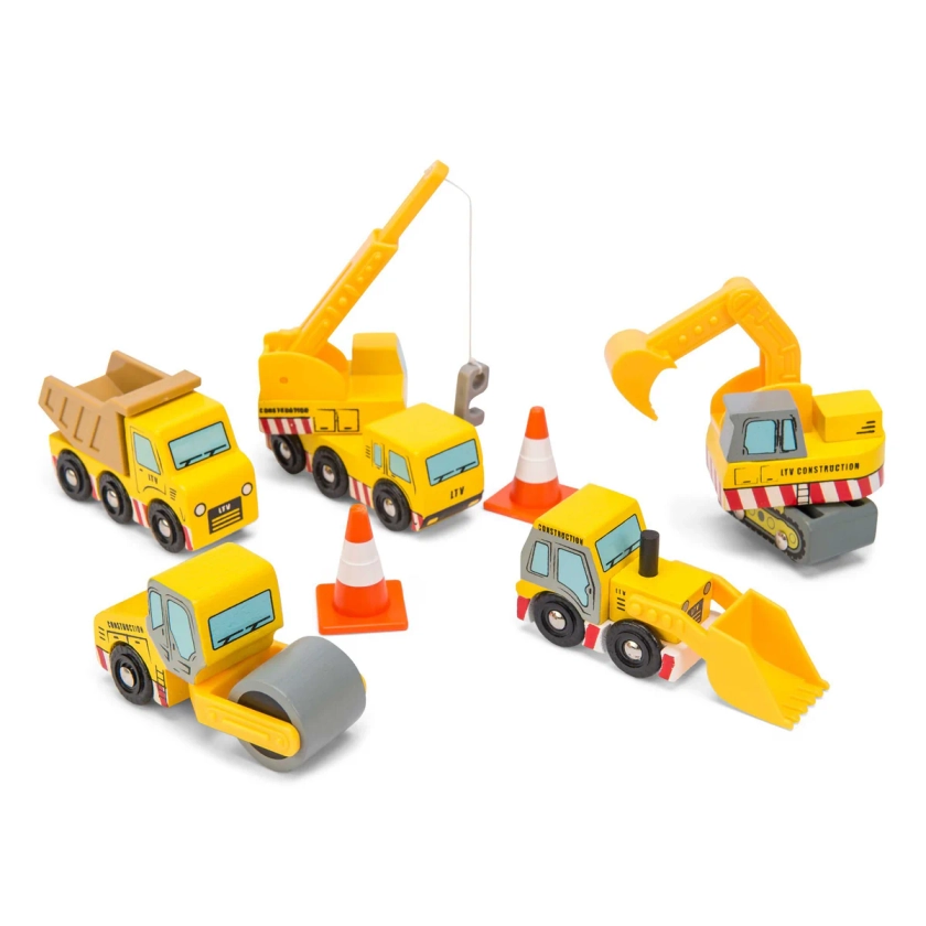 Construction Cars | Wooden Construction & Building Toys | Le Toy Van