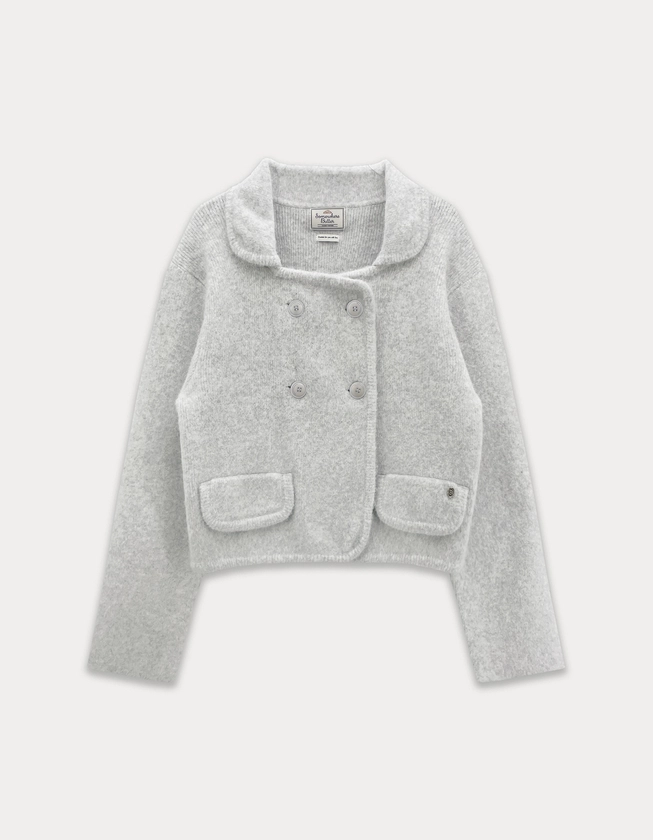 [Release 15%] 3rd / 9.30 출고 Robin Double Knit Wool Jacket - Light Grey