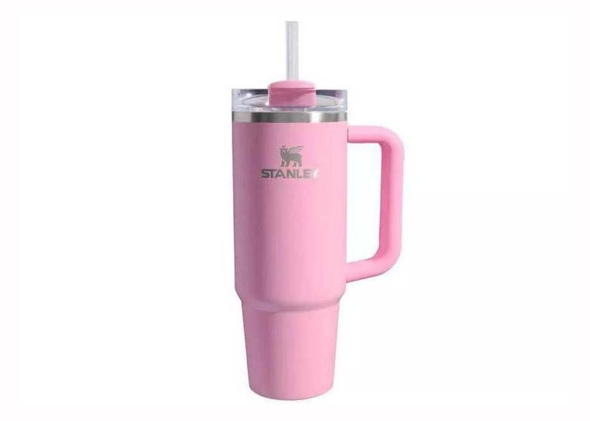 Stanley Flowstate Quencher 30oz Tumbler Sizzling Pink