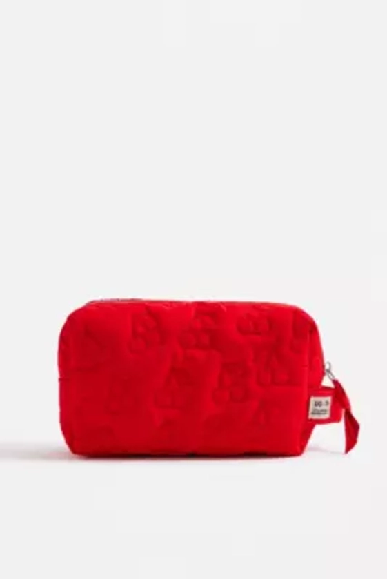 UO - Trousse de maquillage en pop-corn à motifs de cerises