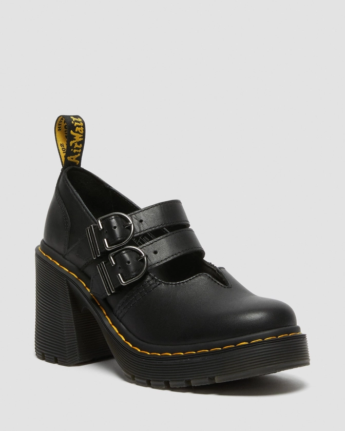 Eviee Sendal Leather Heeled Shoes | Dr. Martens