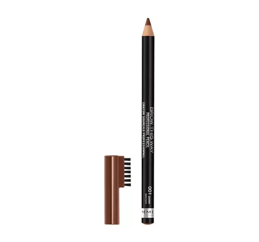 RIMMEL EYEBROW PENCIL AUGENBRAUENSTIFT 001 DARK BROWN 1,4G