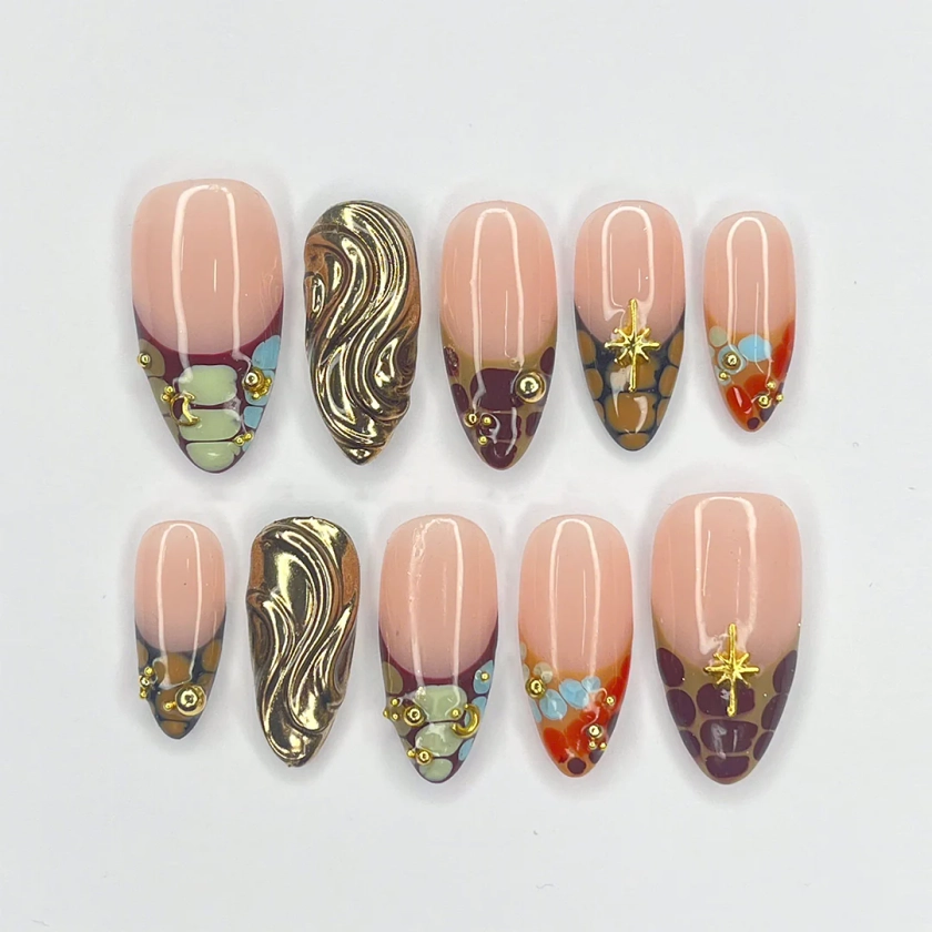 Handmade Press On Nails By Lily Nails Art