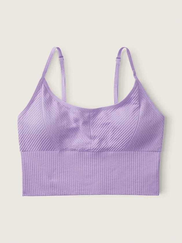 Seamless Scoop Neck Sports Bra - Bras - PINK