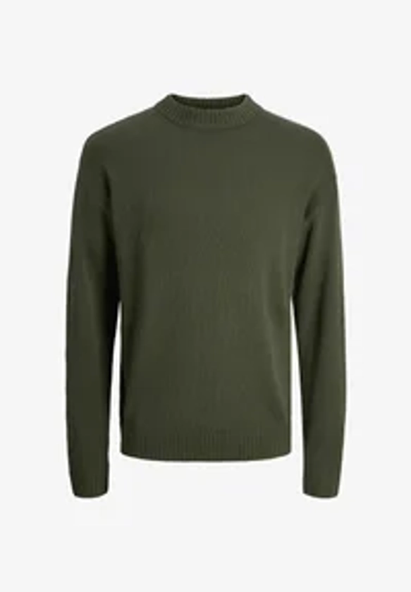 Jack & Jones JJEJACK CREW NECK SN - Pullover - kombu green/vert - ZALANDO.FR