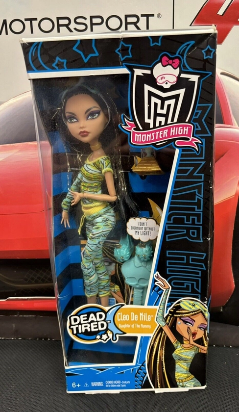 2010 Monster High 11" Dead Tired Cleo de Nile Doll Mattel