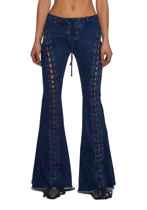 Wild Wanderer Flare Jeans - Blue