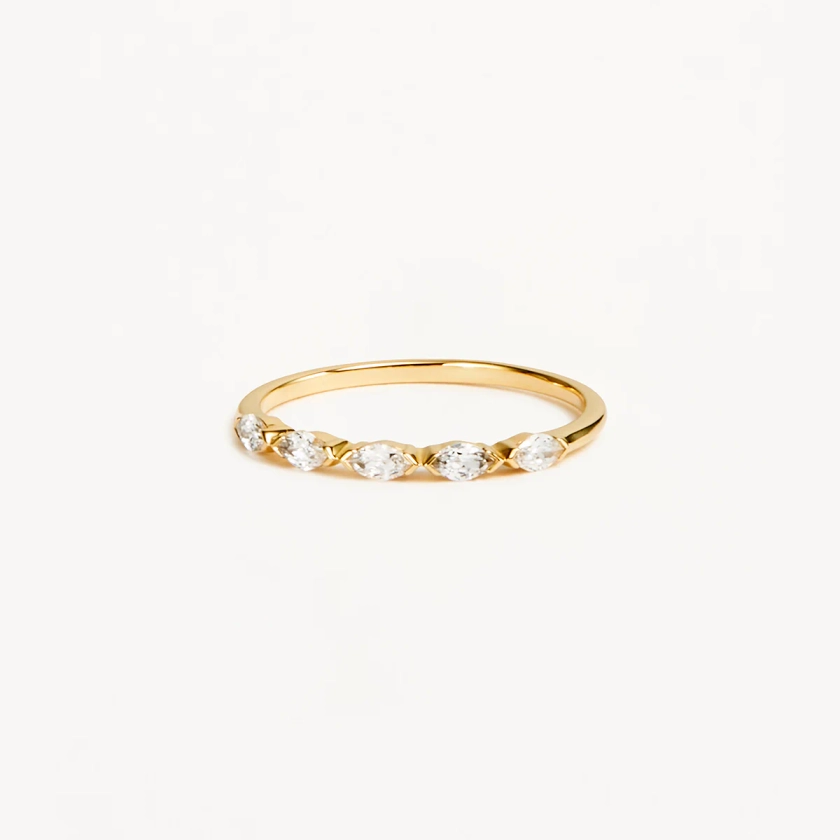 14k Solid Gold Sunlit Petals Lab-Grown Diamond Ring