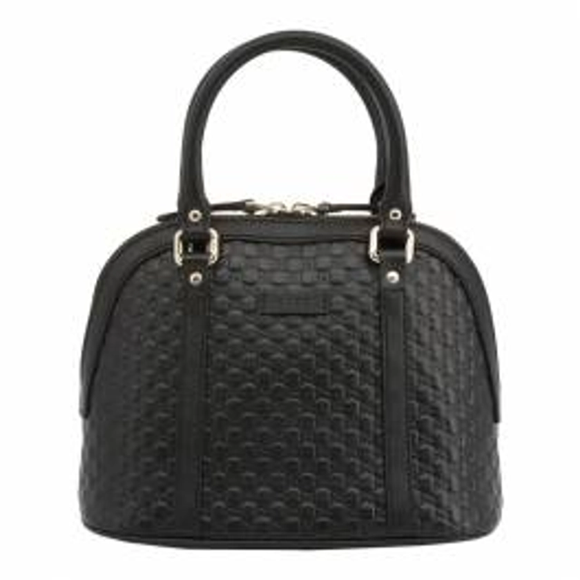 Black Gucci Mini Dome Handbag