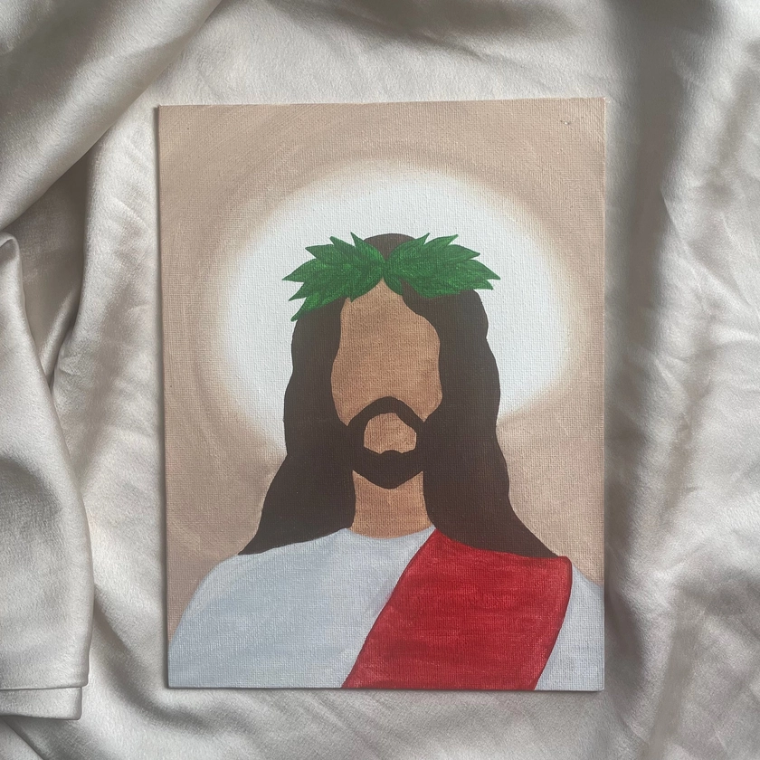 Peinture sur toile - "Jésus"