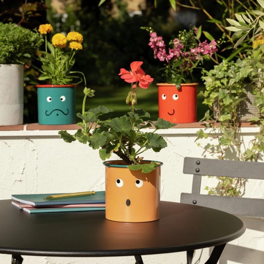 Buy Garden by Sainsbury's Smiley Face Planter - Set of 3 | Garden pots and planters | Argos